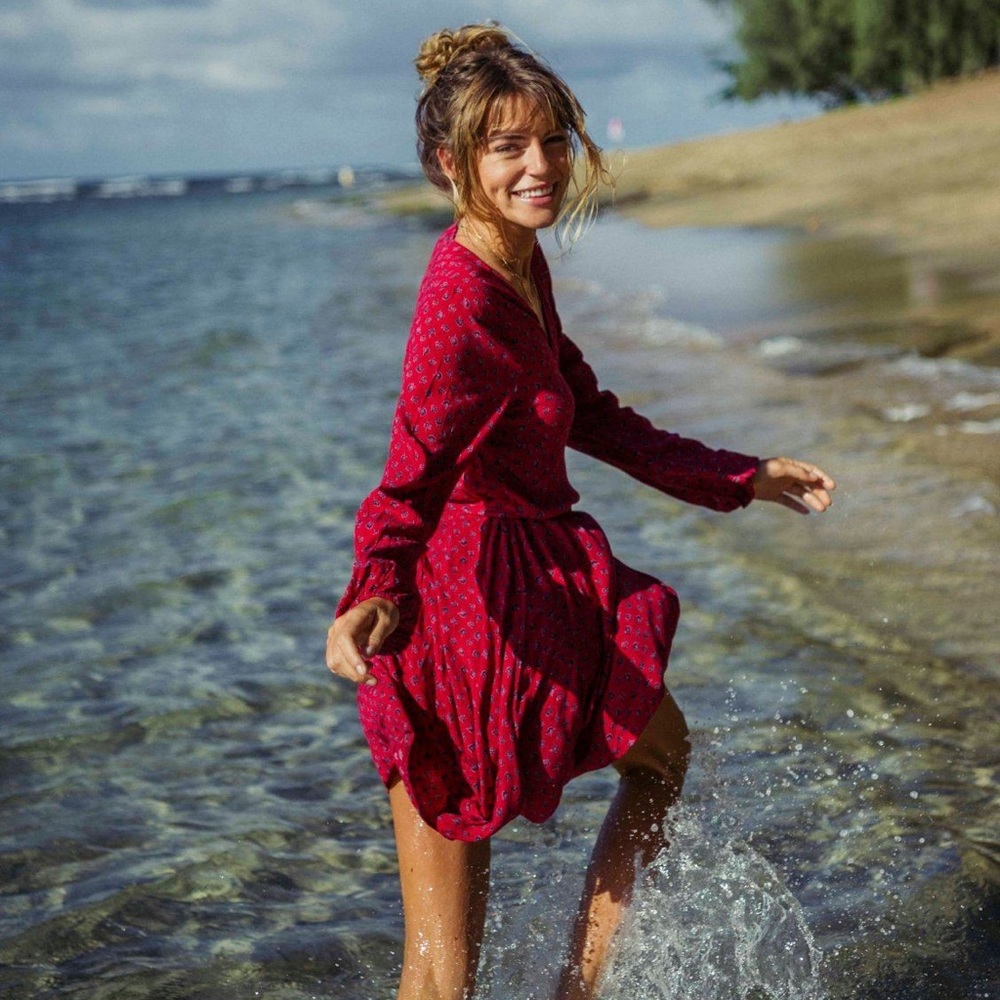 Love Warrior Wrap Dress